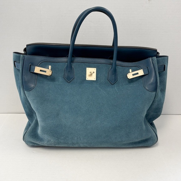 Hermes Birkin 40 Doblis Blue Thalassa - Picture 1 of 10